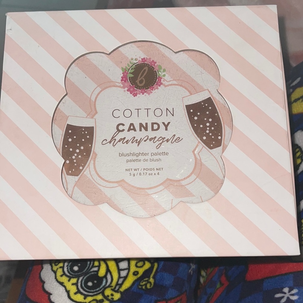 cotton candy champagne blushlighter palette